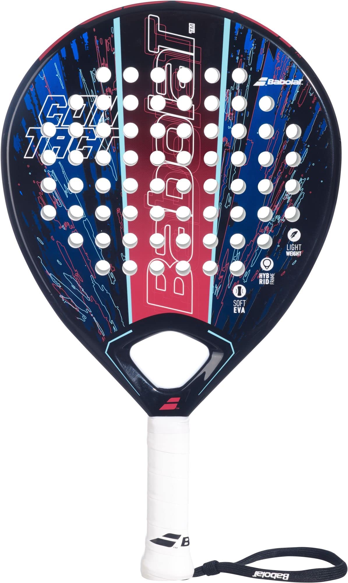 Babolat Contact Easy-to-Play Padel Racket - Lightweight & Durable for Beginners & Intermediate Players - Perfect for Training, Matches & Outdoor Padel Games