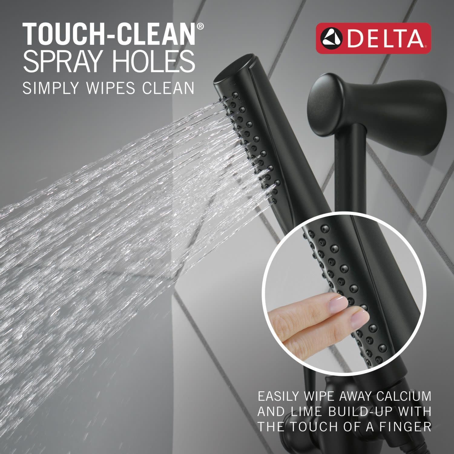 Delta Faucet Compel Slide Bar Handheld Shower with Hose - Brushed Nickel Detachable Shower Head & Adjustable Slide Bar - Perfect for Bathroom, Spa, and Relaxing Shower Experience (Model 57085-SS)