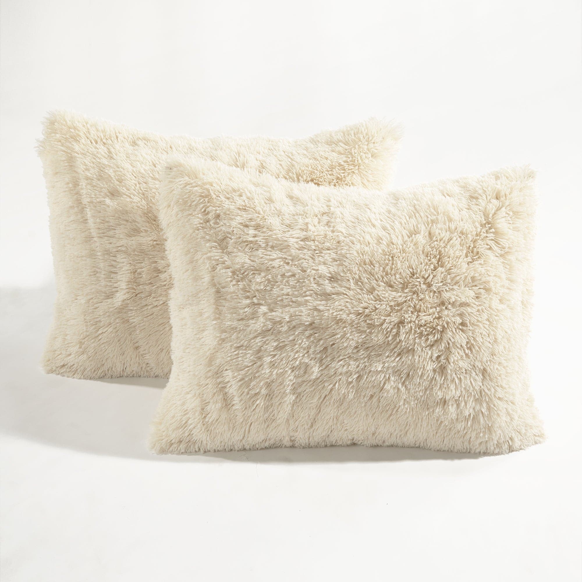 Emma Faux Fur Comforter Set - Soft & Luxurious Bedding Collection for Winter - Queen/King Size - Perfect for Cozy Bedrooms, Guest Rooms & Winter Home Decor
