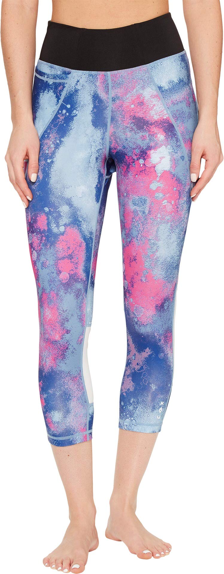 KAVU Women's Hot to Trot Capri Pants - Watercolor Print, Size Large - Comfortable & Stylish for Yoga, Travel & Outdoor Adventures