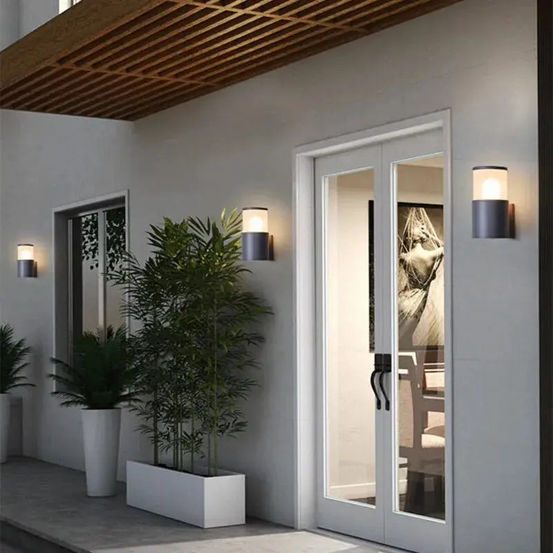 Industrial Outdoor Wall Light - Durable Waterproof Exterior Lighting for Patio, Garage & Garden - Perfect for Home Security & Landscape Illumination