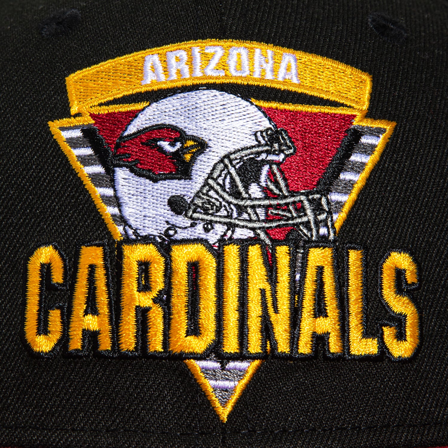 New Era 59Fifty Arizona Cardinals Logo Patch Snapback Hat - Black & Red Adjustable Baseball Cap for Men & Women | Perfect for NFL Games, Tailgating & Sports Fan Gifts