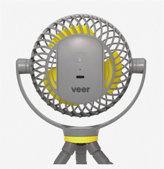Veer Flex Fan - Portable & Adjustable Cooling Fan for Home, Office, and Outdoor Use - Perfect for Camping, Travel, and Workspaces