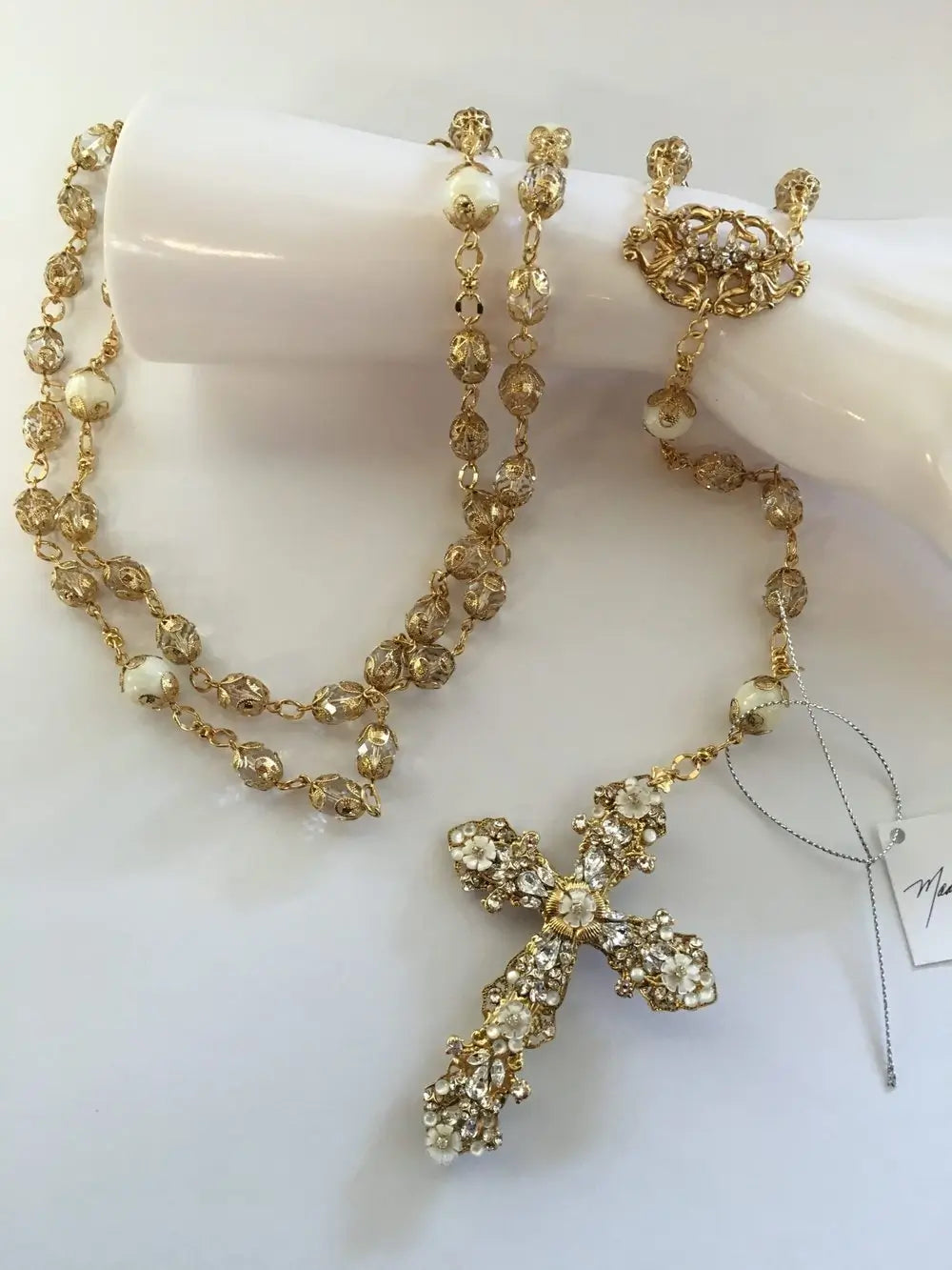 FIORE DELLA FEDE ROSARY - Beautiful Handmade Catholic Prayer Beads for Meditation & Devotion | Perfect for Daily Prayer, Religious Gifts & Spiritual Comfort