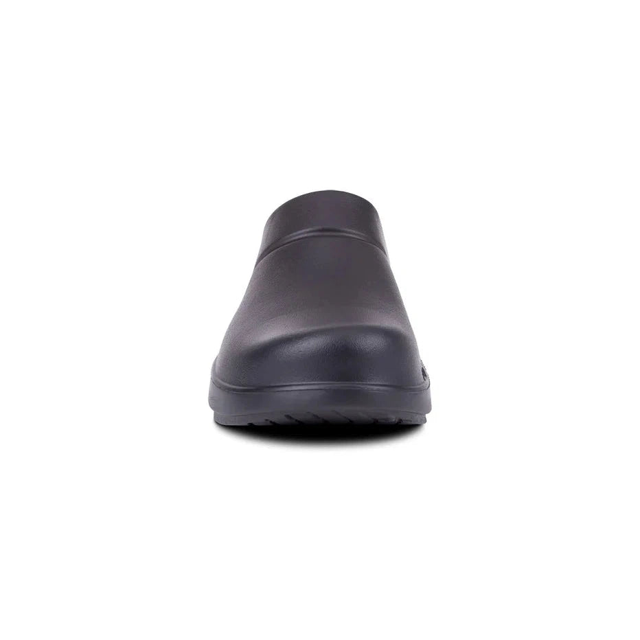 Oocloog Comfortable Slip-Resistant Clogs for Women & Men - Black Non-Slip Garden Shoes for Kitchen, Hospital, Salon & Outdoor Use