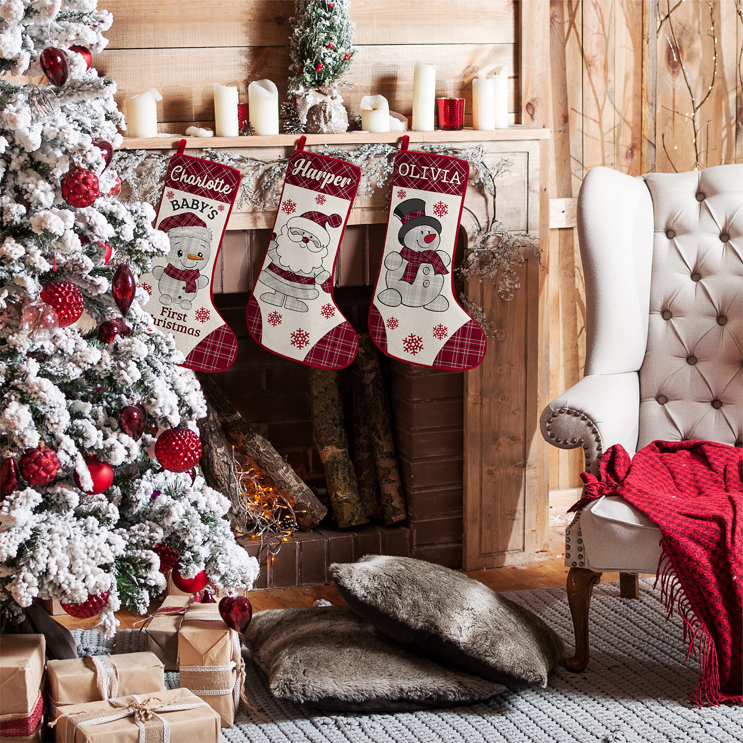 Personalized Christmas Stockings with Name - 19