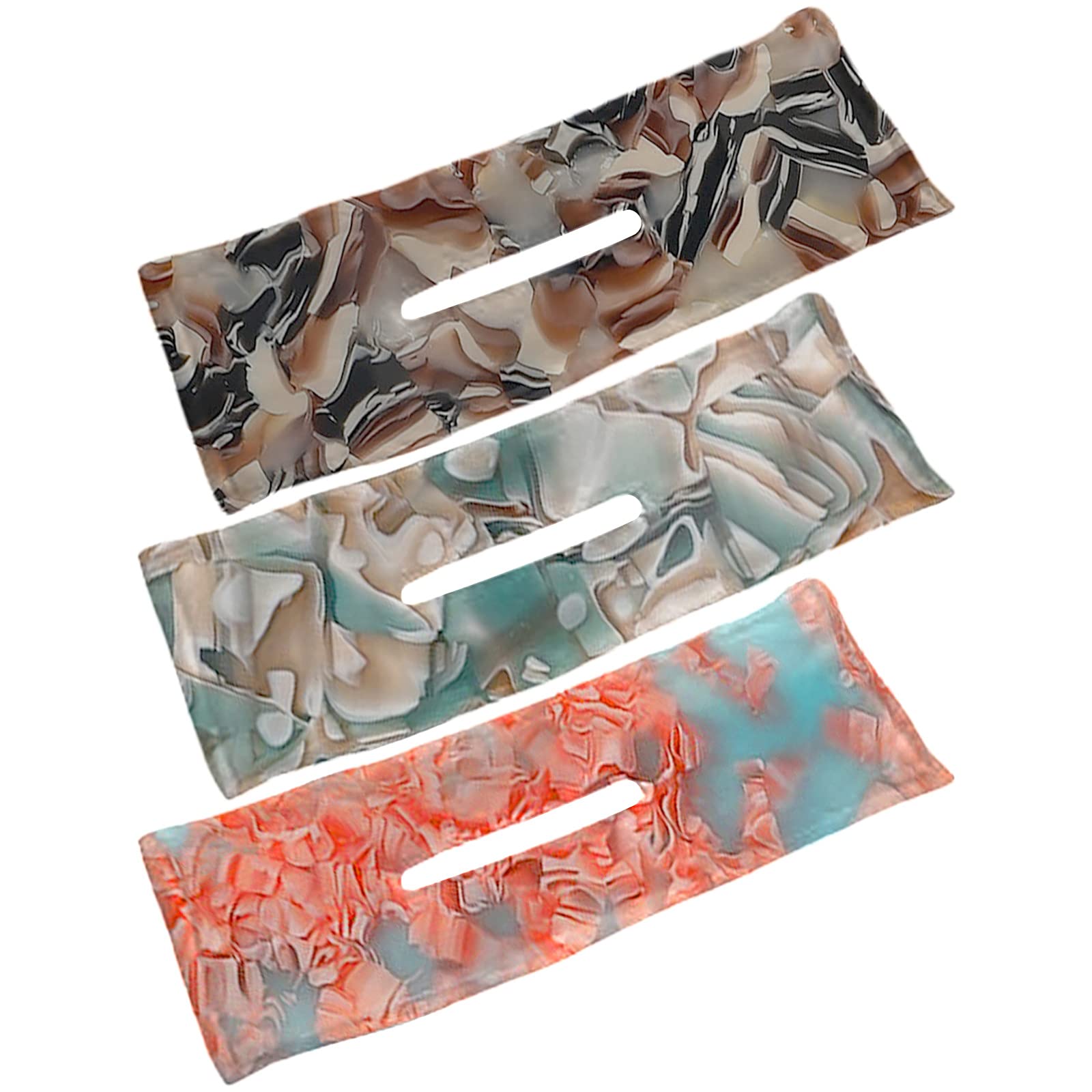 hgerGWW Hair Donut Bun Maker - 1/3PC Magic Clip for French Twist & Updo Hairstyles | Classy Multicolor Fabric Hair Bands & Bun Former | Essential Women's Hairstyling Tool for Work, Parties & Weddings