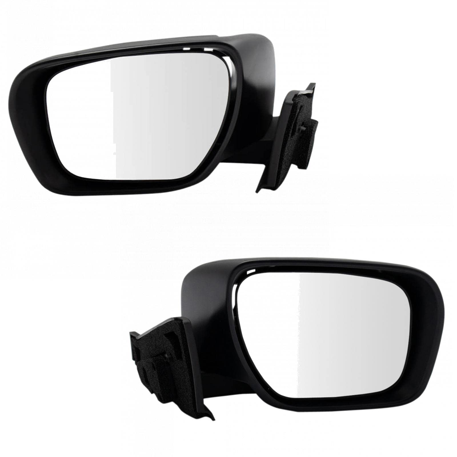 TRQ Driver & Passenger Side Mirror Set with Turn Signal - Compatible with 2012-2015 Mazda 5 (MA1320211, MA1321211) - No Heating Function - Perfect for Replacement & Auto Repair Shops