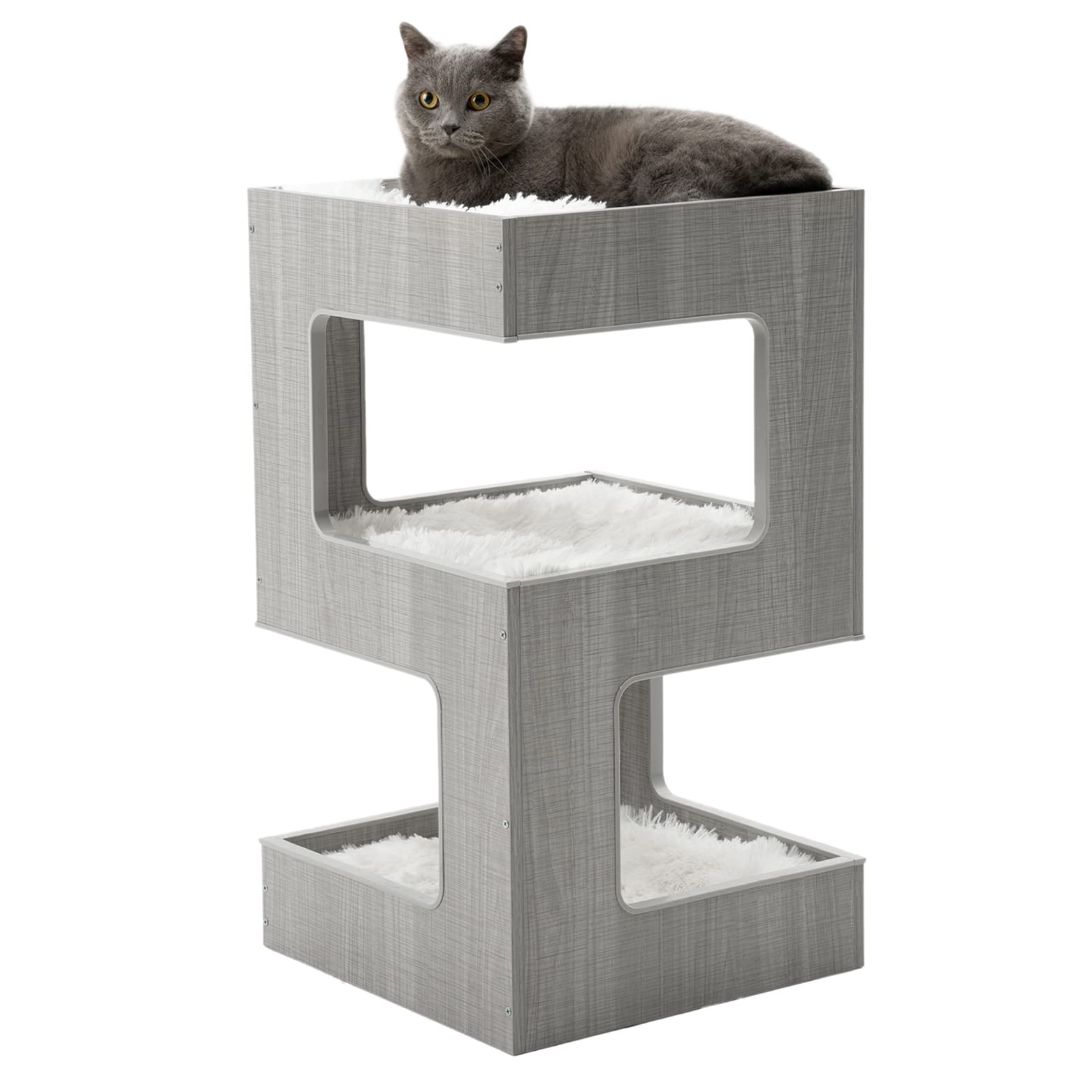 Premium Modern Cat Tree for Indoor Cats - 27.5