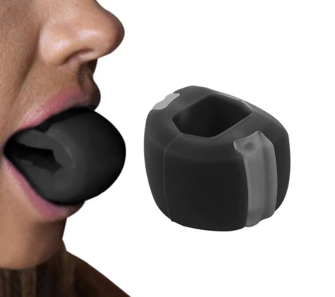 Frill Jawline Exerciser & Double Chin Reducer for Women & Men - Face & Neck Toner for Slimmer Jawline & Defined Facial Contours | Perfect for Home Workouts, Fitness Routines & Self-Care