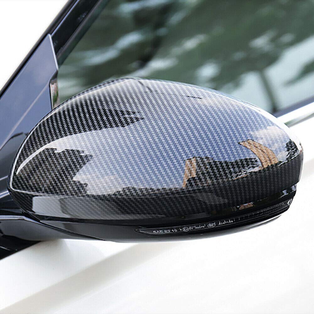 2019-2022 Nissan Altima ABS Carbon Fiber Style Side Mirror Cover - Non-Replacement Accessory | Enhances Vehicle Appearance & Protection for Daily Driving