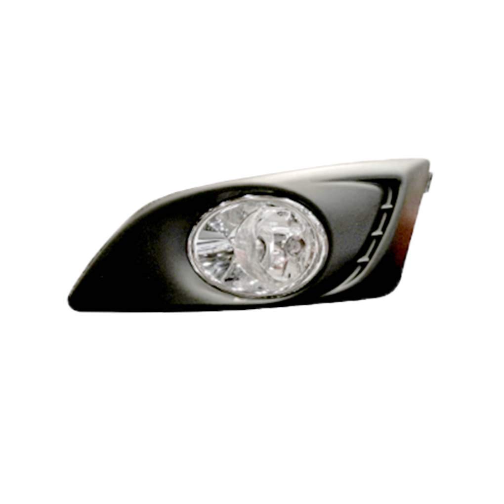 Chevy Sonic Aveo Fog Light Kit 2012-2016 - Clear Front Bumper Fog Lights Assembly with Halogen Bulbs & Covers (GM2593306, GM2592306) - Perfect for Night Driving and Off-Road Adventures