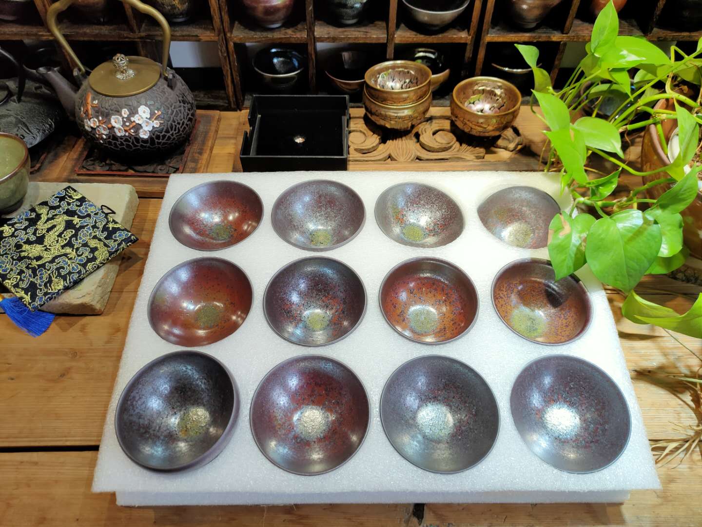Authentic Fujian Jianzhan Tenmoku Tea Bowl - Handcrafted Jian Ware Tea Cup for Matcha, Green Tea & Ceremonial Use - Perfect for Zen Meditation, Japanese Tea Ceremony & Home Tea Drinking
