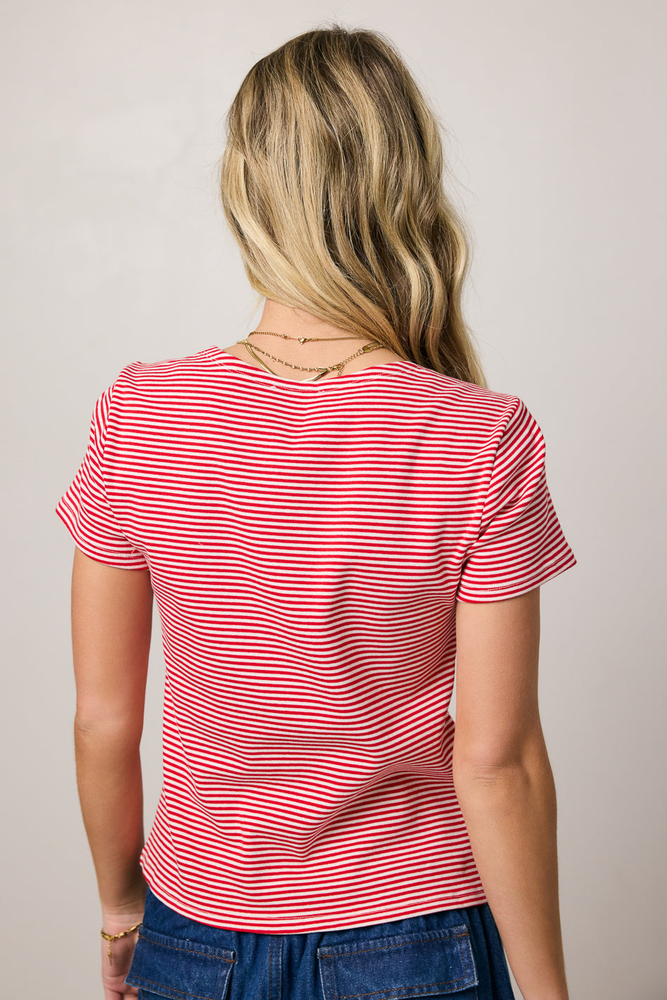 Fashionable Red Striped T-Shirt for Men & Women | Comfortable Cotton Casual Tee for Everyday Wear, Outings & Street Style