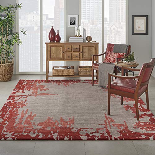 Beige/Red