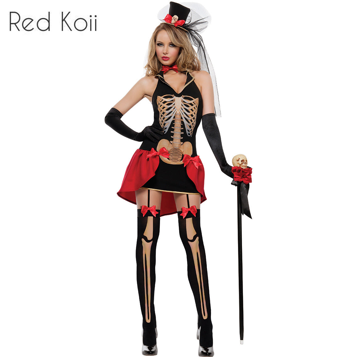 Skeleton Cosplay Costume for Halloween - Realistic Full Body Bone Suit for Adults | Perfect for Halloween Parties, Cosplay Events & Themed Gatherings