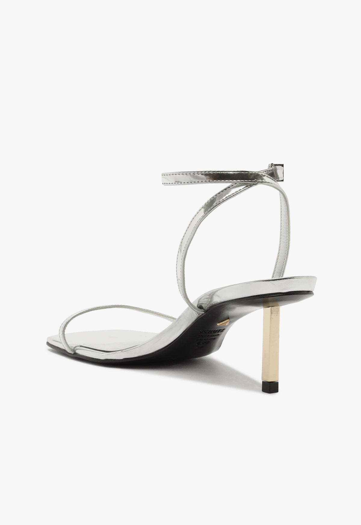 Sam Edelman Women's Mid Specchio Leather Sandal with 2.4