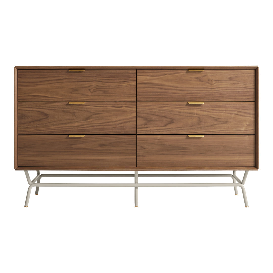 Blu Dot Dang Dresser - Modern 6-Drawer Wooden Chest for Bedroom & Nursery Storage | Stylish Furniture for Home Organization