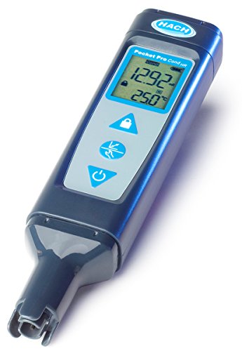 Hach 9531500 Pocket Pro High Range Conductivity Tester - Portable Water Quality Testing Meter for Pools, Aquariums & Hydroponics | Accurate EC/TDS Measurement