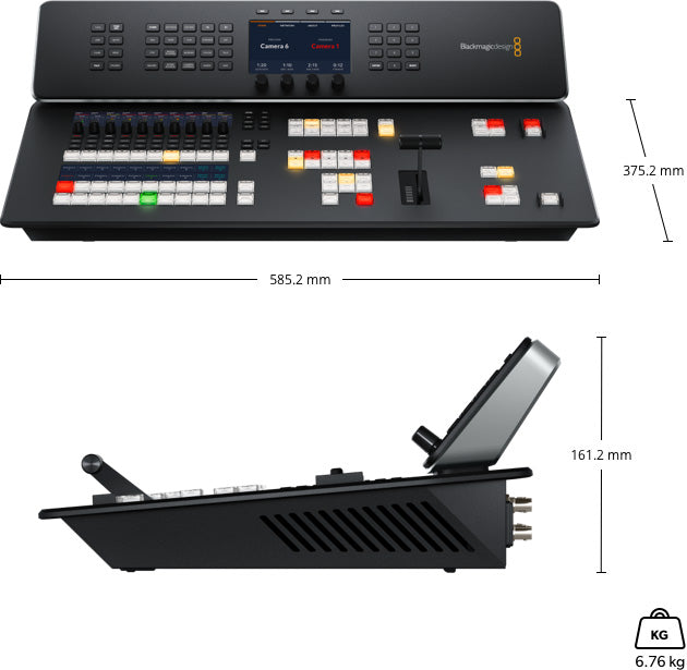 ATEM Television Studio HD8 - Professional Live Streaming & Video Production Switcher for YouTube, Twitch, and Broadcast Studios | Perfect for Live Events, Webinars, and Multi-Camera Productions