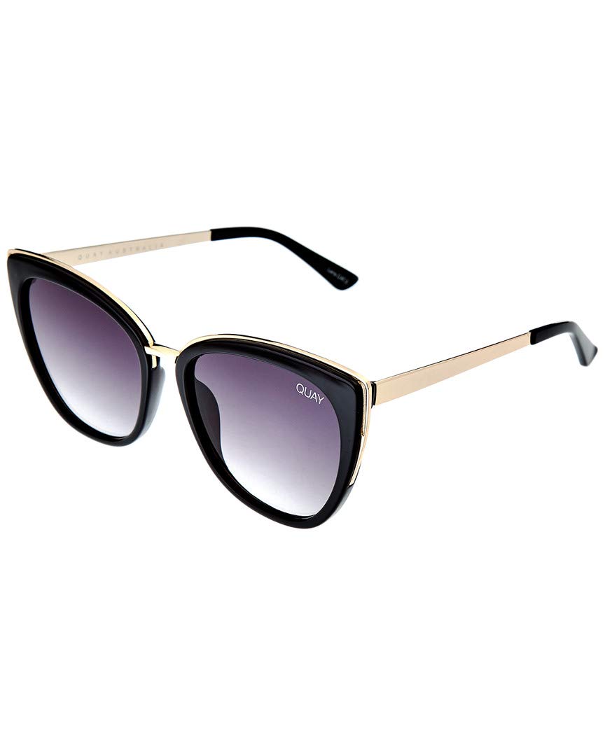 Quay Australia Women's Honey Cat-Eye Sunglasses UV Protection - Stylish Oversized Retro Shades for Women - Perfect for Beach, Driving & Summer Outfits