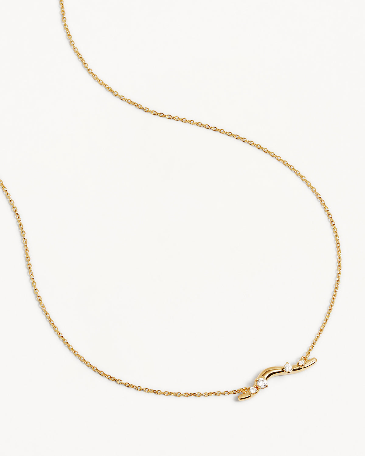 18k Gold Vermeil Chasing Tides Necklace - Elegant Wave Design Dainty Pendant Jewelry for Women - Perfect for Beach Weddings, Anniversary Gifts & Everyday Wear