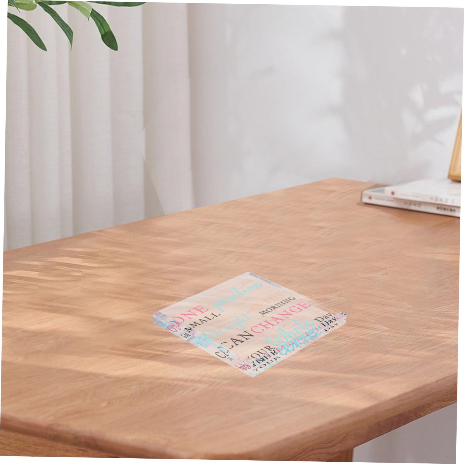 SEWACC Clear Acrylic Table Sign - Customizable Desk Decor for Home, Office & Events - Perfect for Weddings, Restaurants & Retail Displays