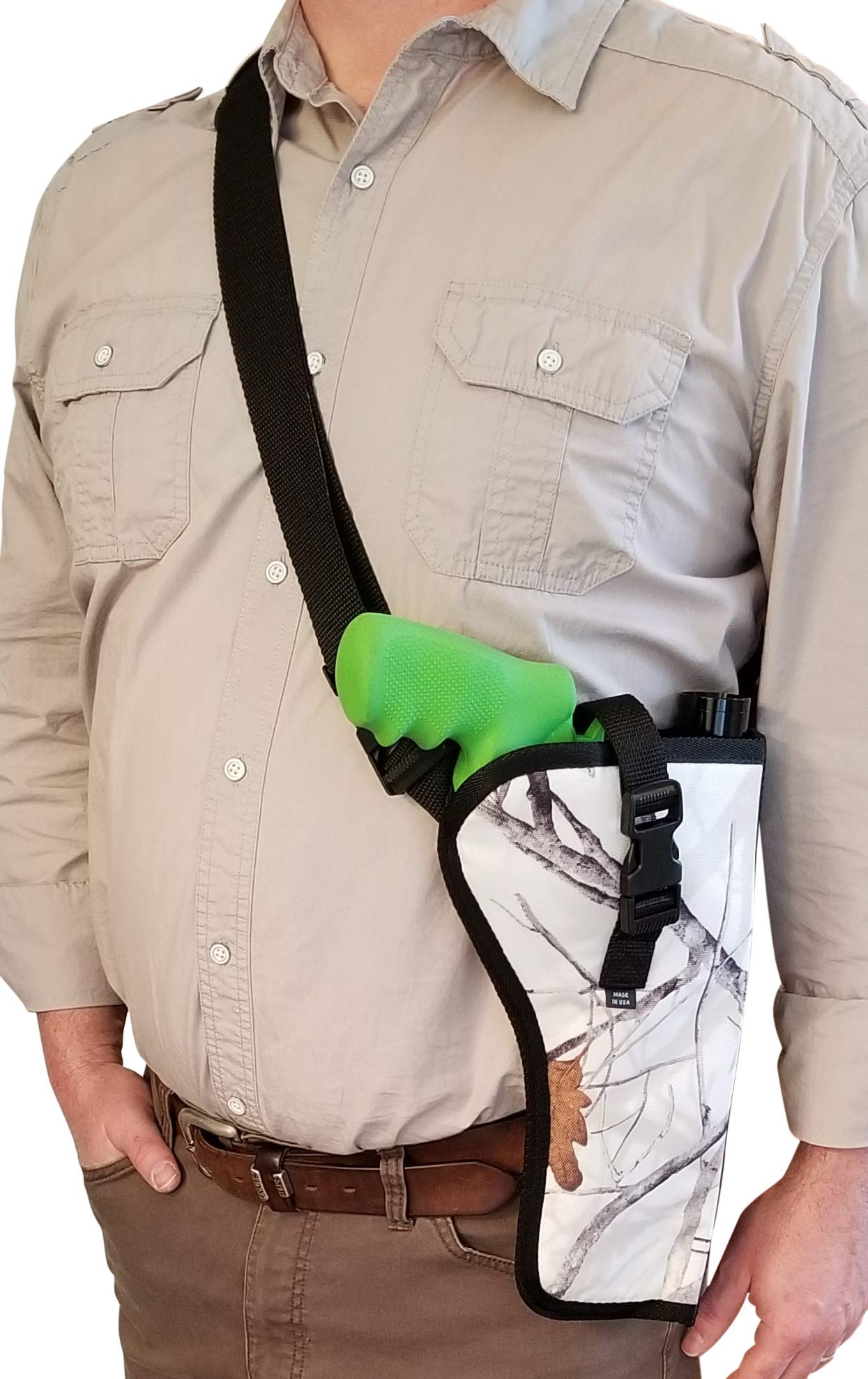 **Tactical Chest Gun Holster for Ruger Redhawk, Super Redhawk & Super Blackhawk Revolvers | Fits 5.5