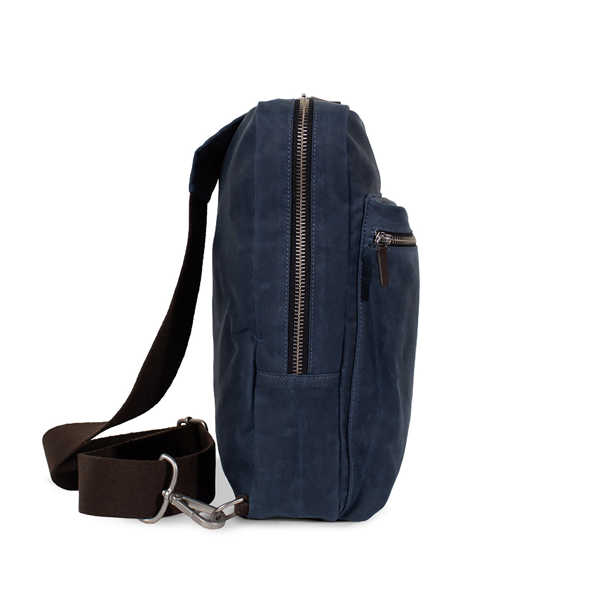 Derby Sling Bag Wax Leather Crossbody Bag for Men & Women - Stylish & Durable for Travel, Work & Everyday Use