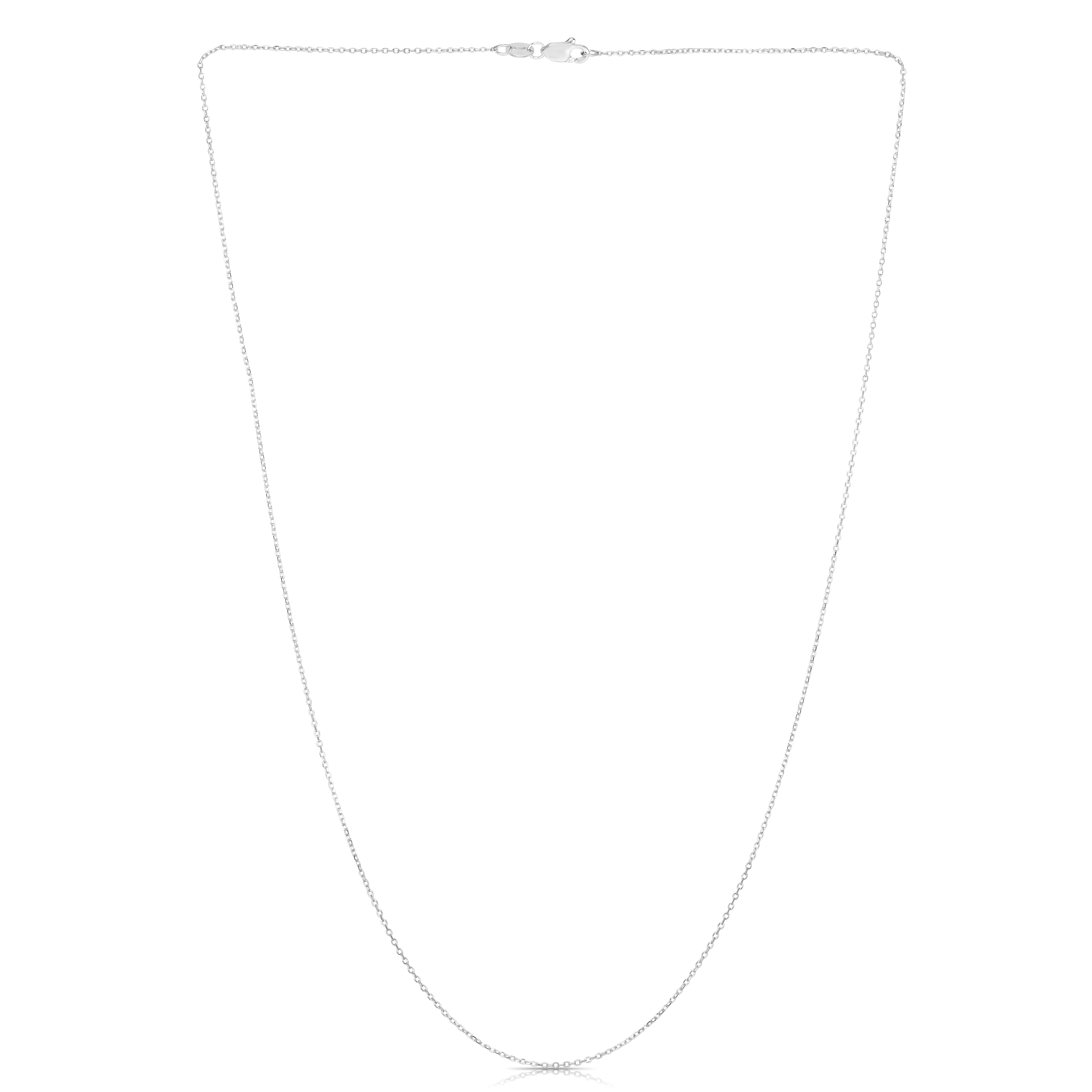 14K Gold 0.8mm Diamond Cut Cable Chain Necklace - Dainty & Elegant Jewelry for Women, Perfect for Everyday Wear, Layering or Gift Giving