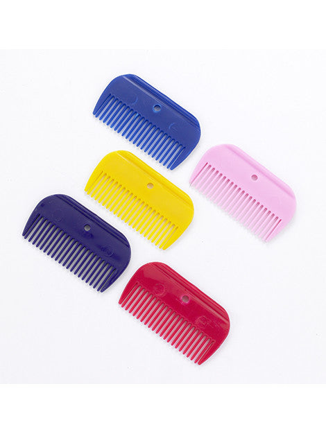 Professional Plastic Mane Comb for Horses & Ponies - Detangling Grooming Tool for Show Prep & Daily Care