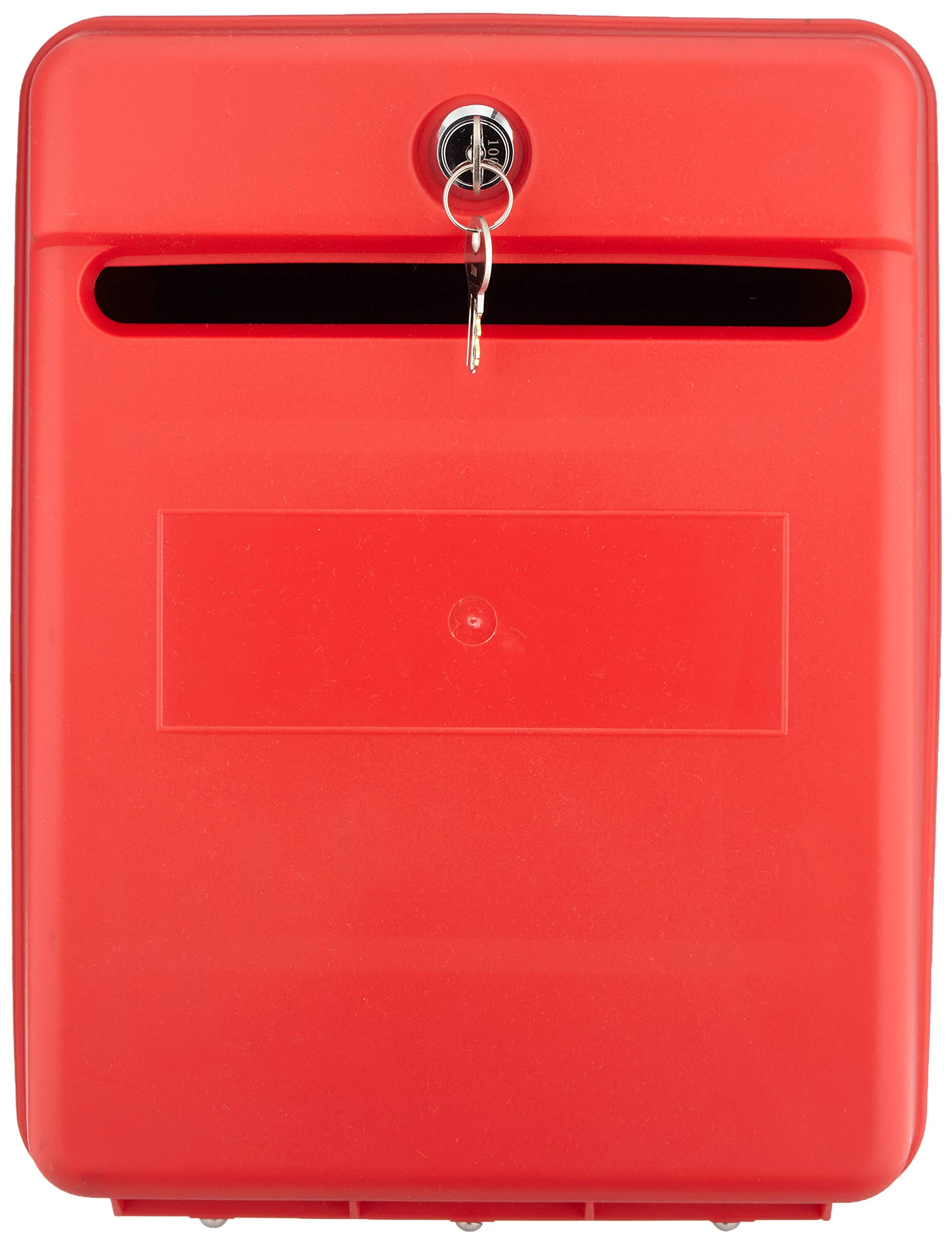 Helix Suggestion and Internal Mailbox - Red | Secure Office Communication Box for Suggestions, Feedback & Notes | Ideal for Schools, Offices & Public Spaces