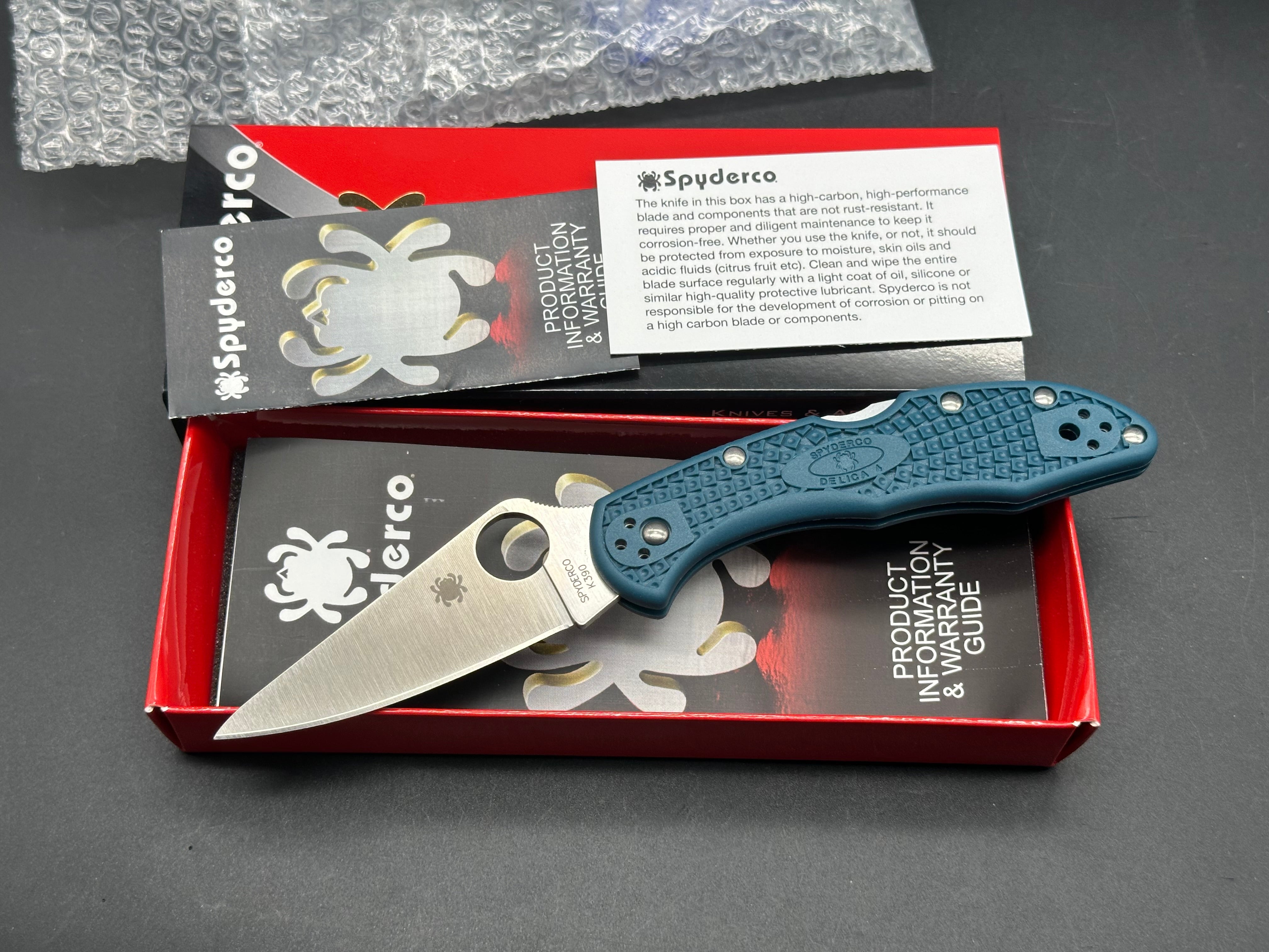 Spyderco Delica 4 Lightweight Folding Knife - 2.89