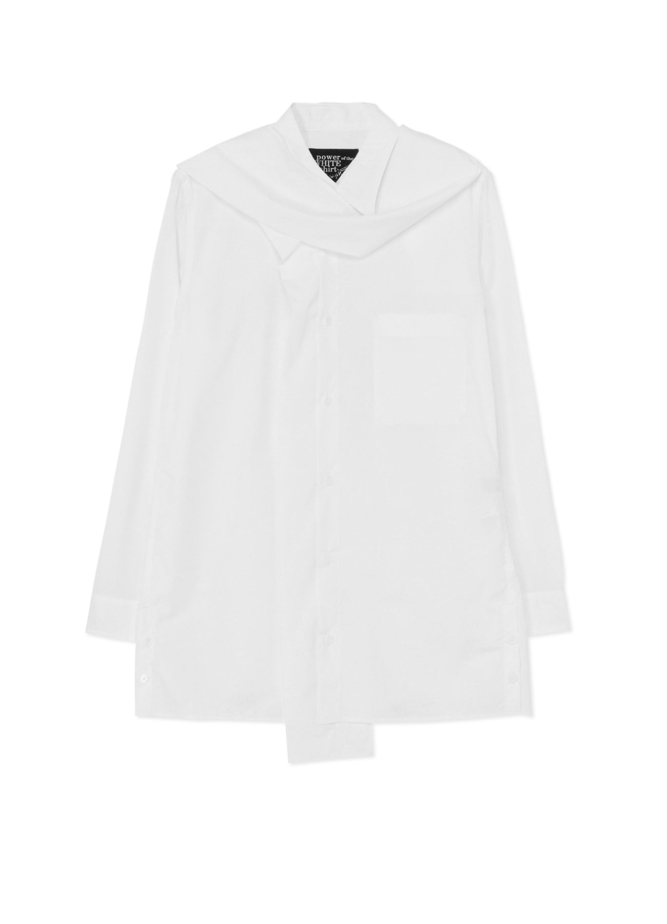 Premium Cotton Broadcloth Shirt with Detachable Stole - Comfortable & Stylish Formal Wear for Office, Business Meetings & Special Occasions