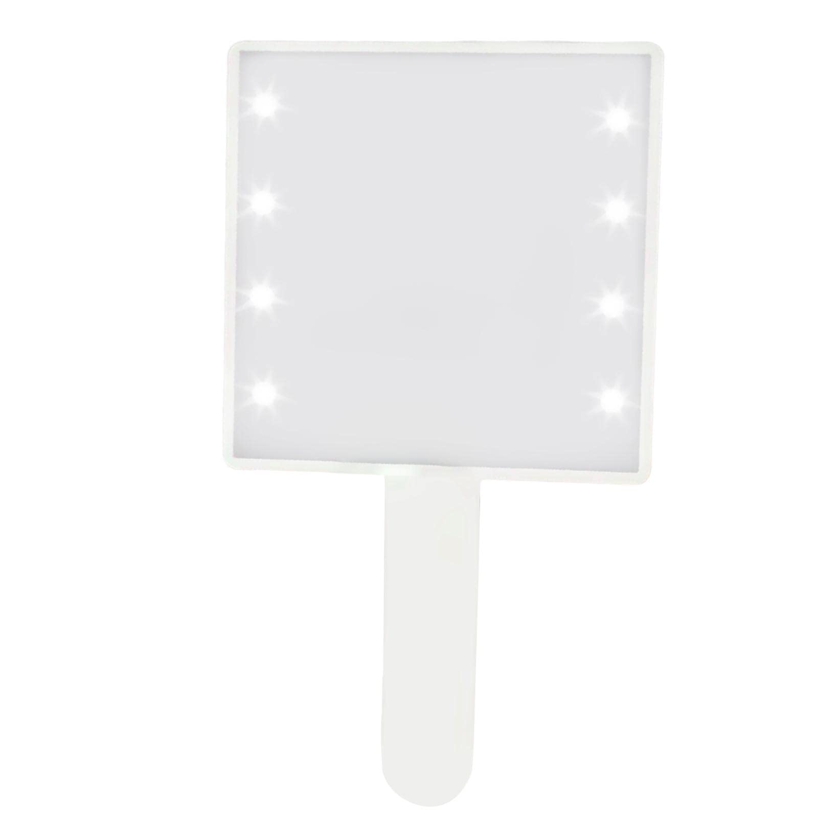 Newmind LED Makeup Mirror with Adjustable Brightness - Portable Cosmetic Mirror for Women, Perfect for Travel & Salon Use - White