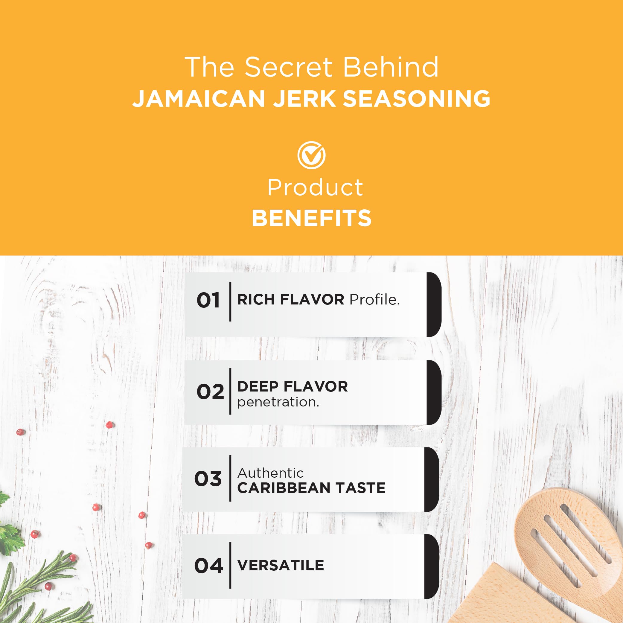 Premium Jamaican Jerk Seasoning 400g - All Natural Spicy & Smoky BBQ Rub - No Preservatives or Artificial Colors - Perfect for Grilled Chicken, Fish, Paneer, Fries & Salad Dressings - Ideal for Summer Cookouts, Backyard BBQs & Caribbean-Inspired Meals