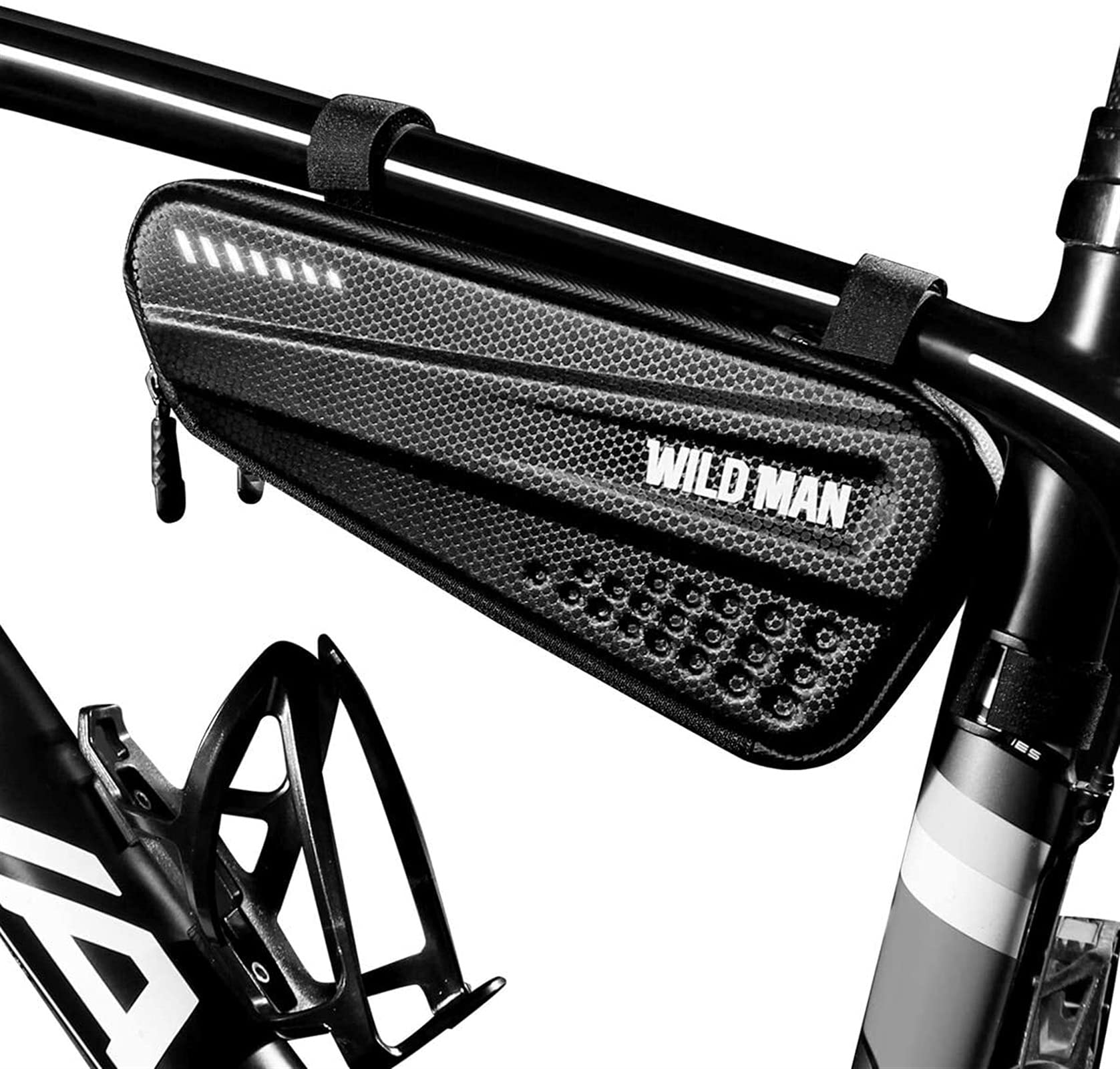 Hard Shell Bicycle Triangle Bag for Mountain & Road Bikes - Durable Front Beam Storage