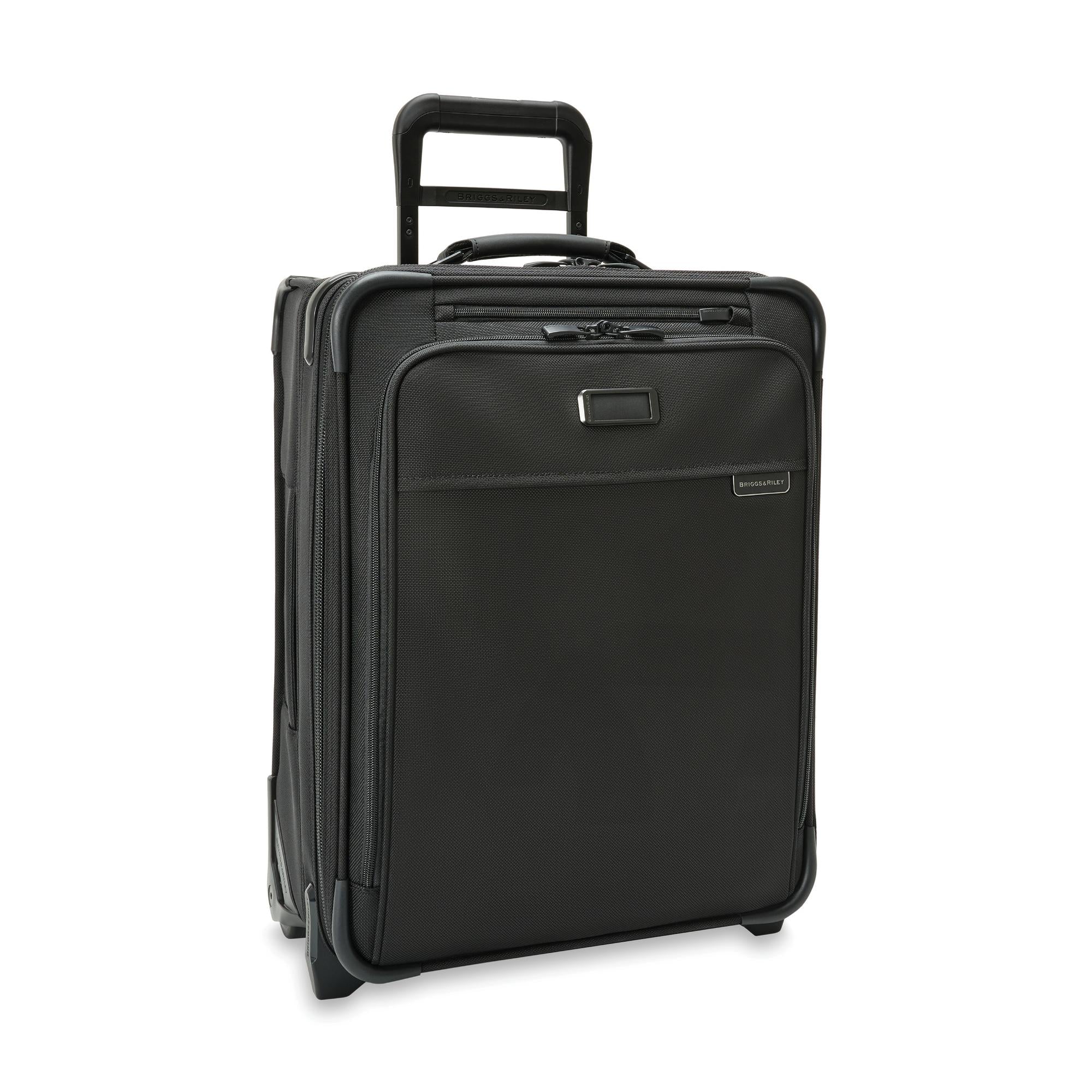 Briggs & Riley Baseline Global 2 Wheel Carry On Luggage - Lightweight Durable Suitcase for Business Travel & Weekend Getaways