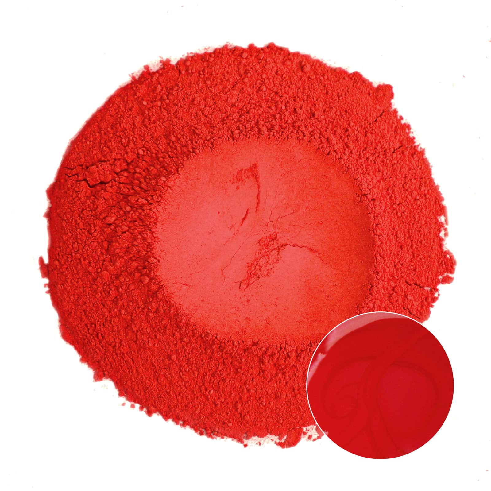 Vibrant Red Mica Powder for Epoxy Resin & Crafts - 3.5oz/100g Non-Toxic Shimmer Pigment for Soap Making, Candles, Bath Bombs, Slime, Nail Art & Cosmetics | Perfect for DIY Projects, Home Decor & Creative Gift Making