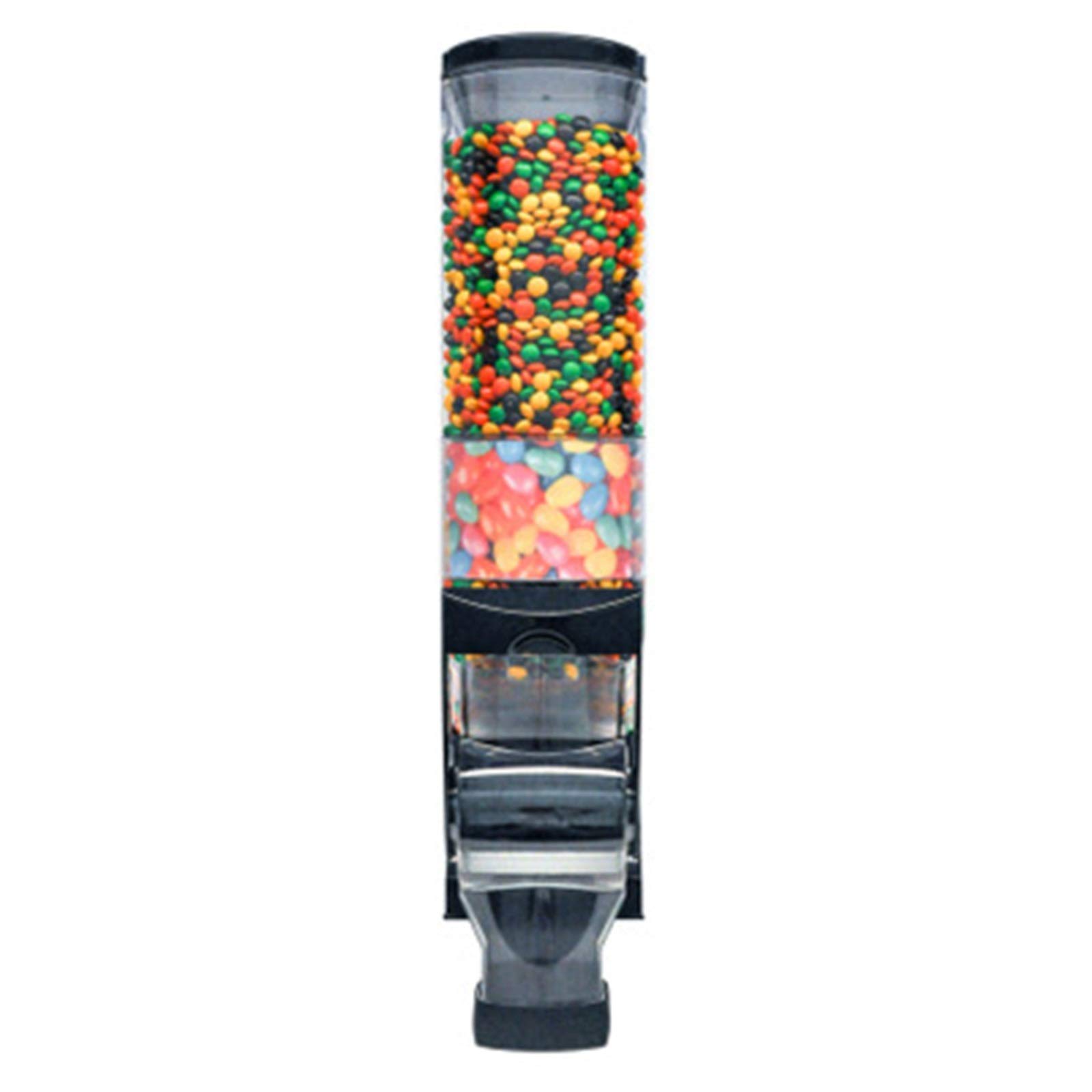 PKFINRD Wall Mounted Cereal Dispenser - 4L Rice Storage Container for Kitchen, Dry Food Organizer for Grains, Snacks & Whole Foods | Space-Saving Pantry Solution for Small Kitchens & RVs