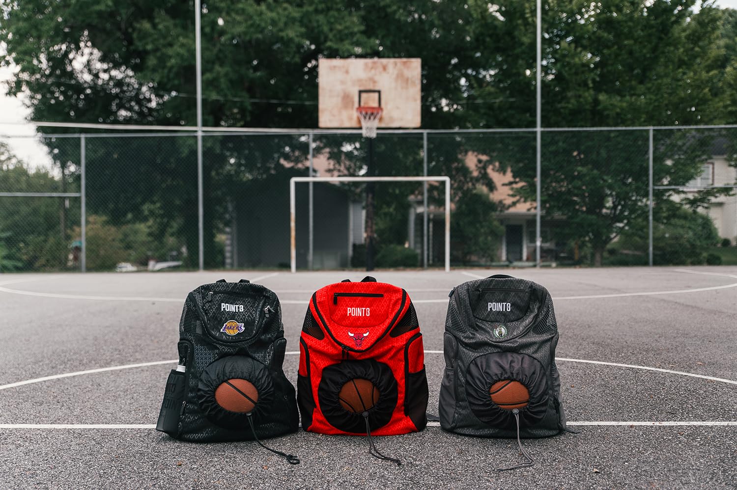 Point 3 Road Trip 2.0 Basketball Backpack with Drawstring Closure | Ventilated Mesh Shoe Compartment | Perfect for Gym, Travel & School Sports