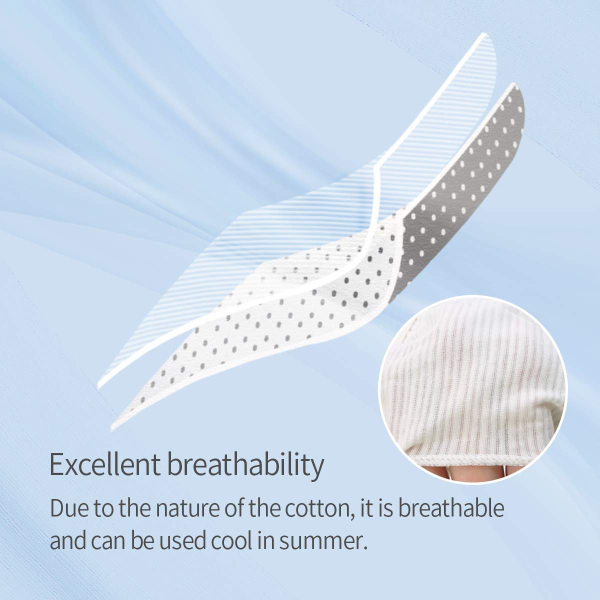 Organic Cotton Korean Style Face Masks 4pcs - Breathable for Indoor & Outdoor Use