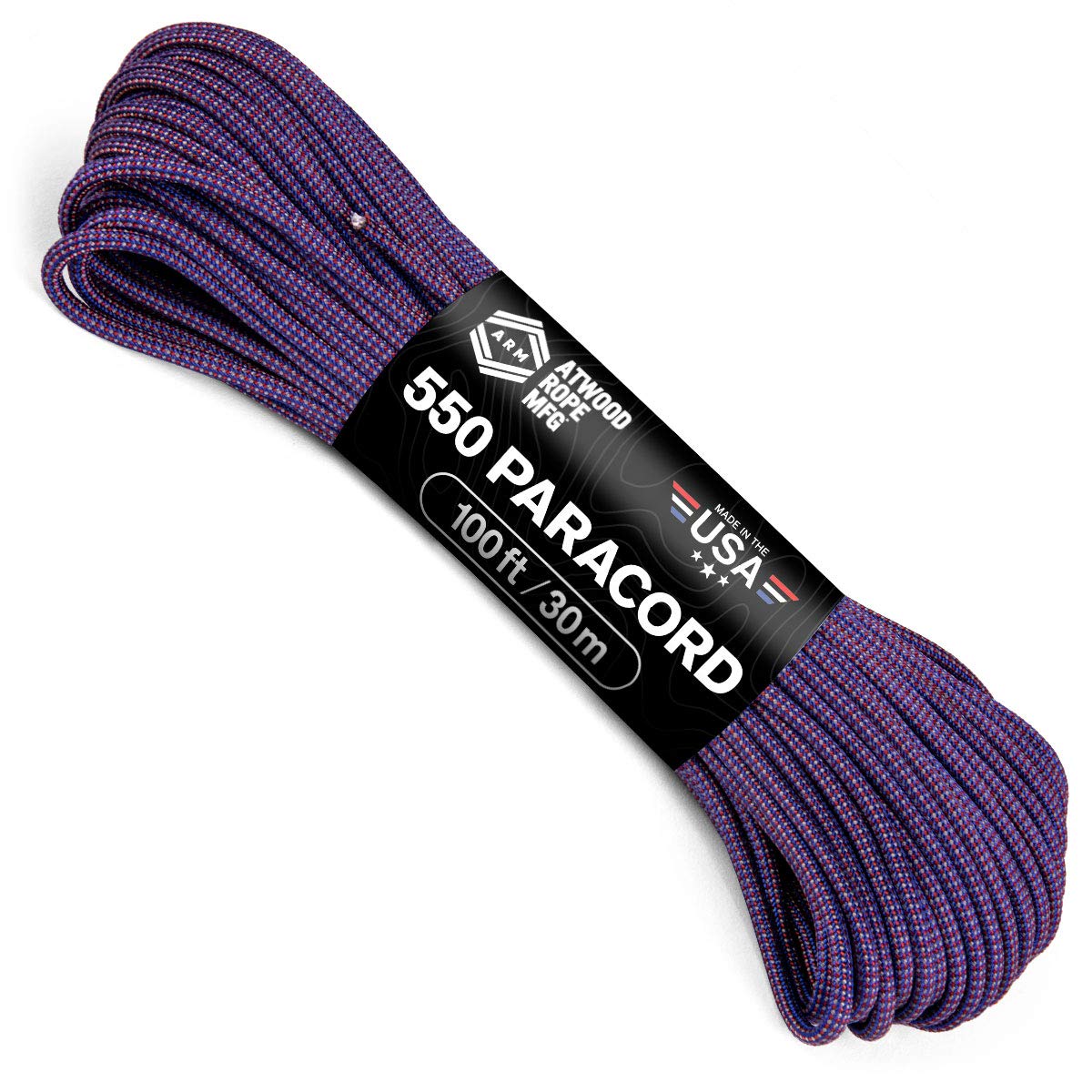 Atwood 550 Paracord 100ft - 7-Strand Nylon Survival Rope | for Camping, Crafts & Outdoor Gear