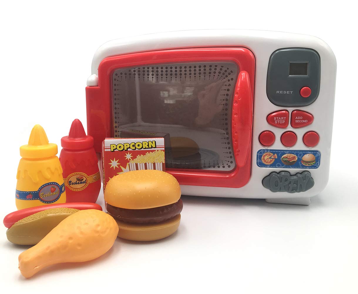 Microwave Little Life (CPA Toy 43689) - Miniature Kitchen Playset for Kids, Pretend Play Toy for Toddlers - Perfect for Home, School & Role-Playing Games