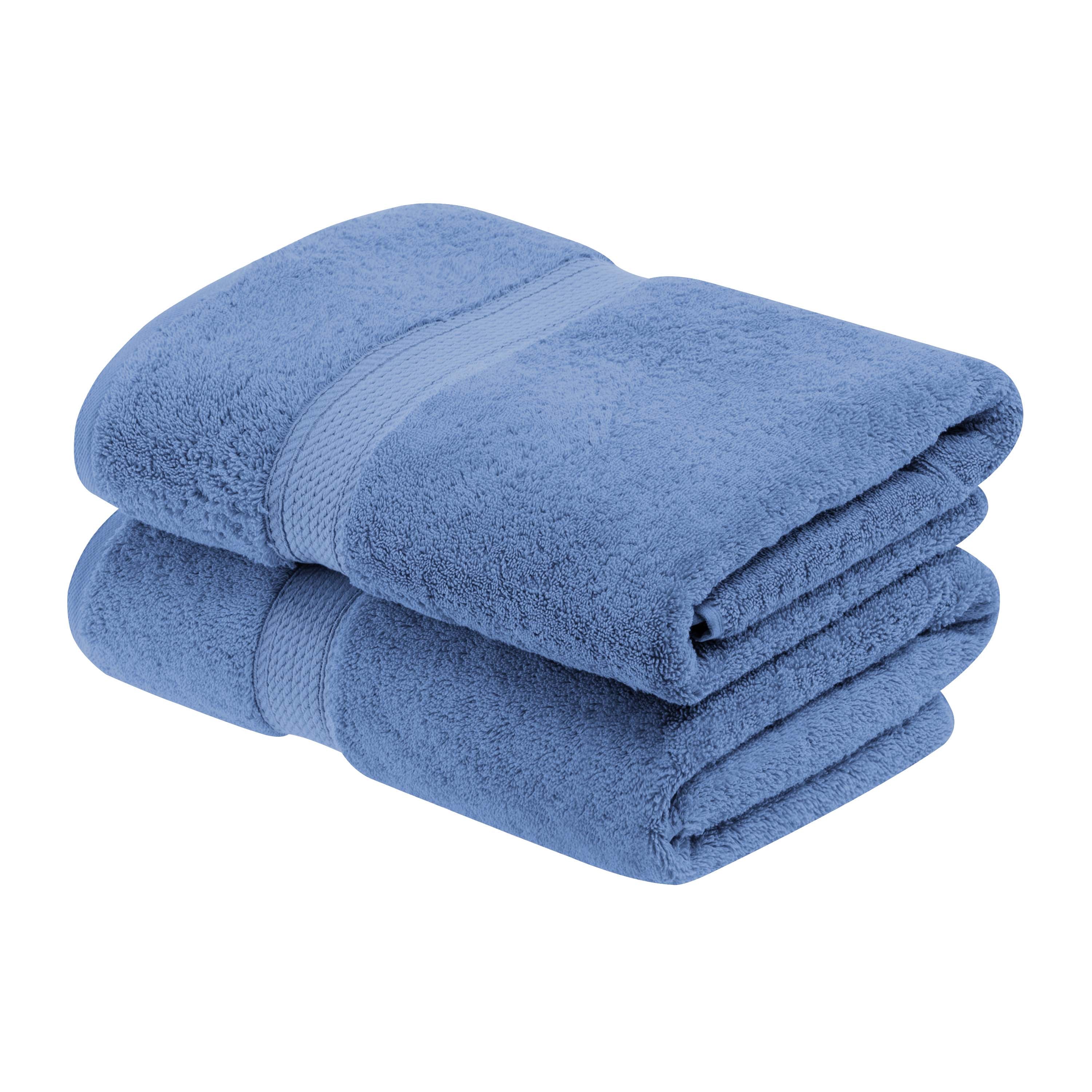 Premium Egyptian Cotton Bath Towel Set - Ultra Soft, Absorbent & Heavyweight 2-Piece Set for Spa, Bathroom & Luxury Home Use