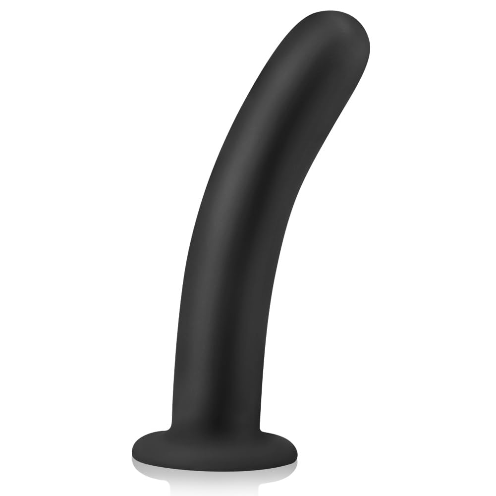 Premium Silicone Strap-On Dildo with Suction Cup - G-Spot & Prostate Massager for Couples - Anal Trainer Sex Toy for Gay & Lesbian Play - Perfect for Roleplay, BDSM & Intimate Bonding (Large Size)