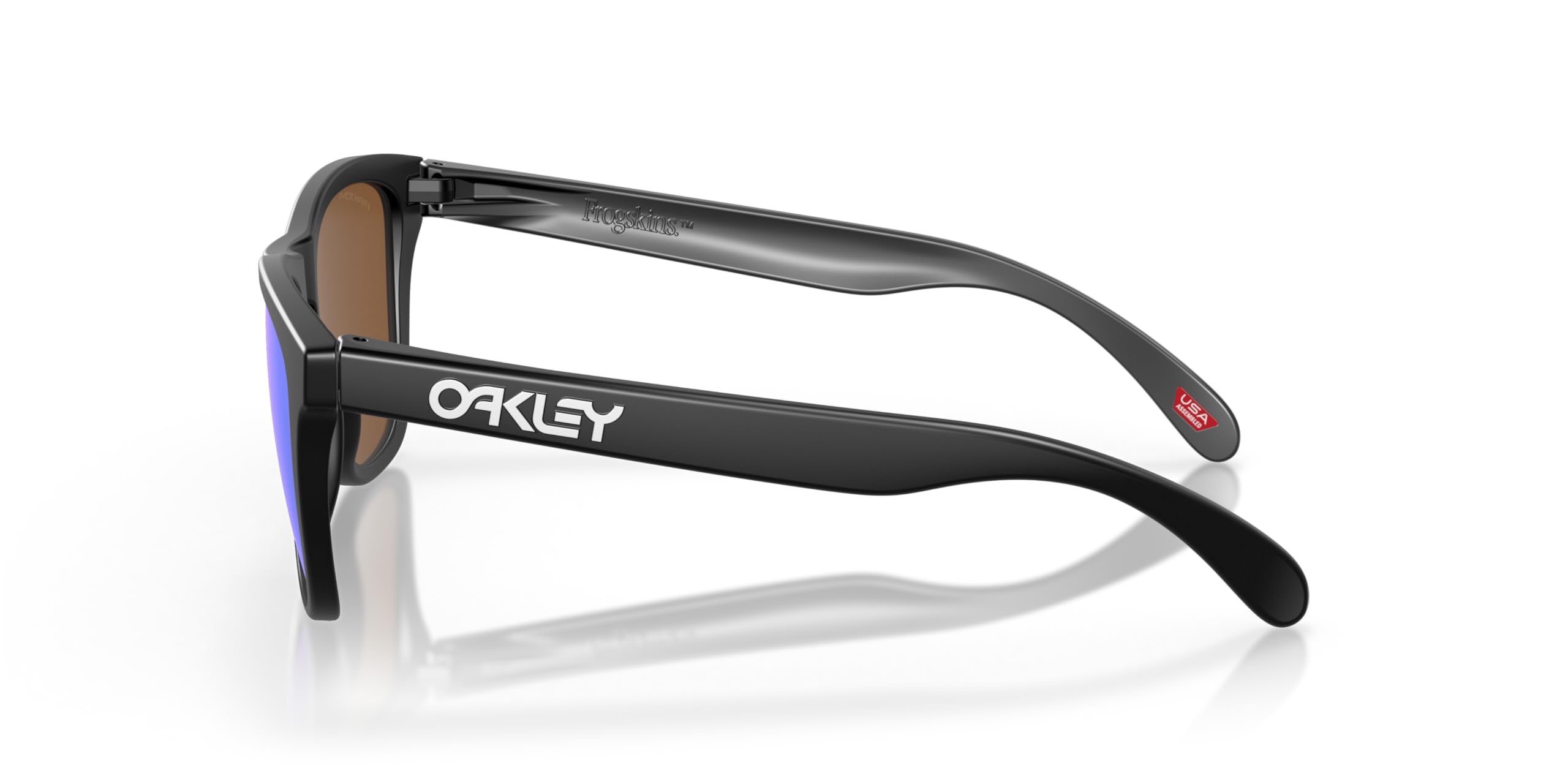 Oakley OO9013 Frogskins Square Sunglasses - Polarized UV Protection, Lightweight Frame for Men & Women - Perfect for Running, Driving & Outdoor Activities