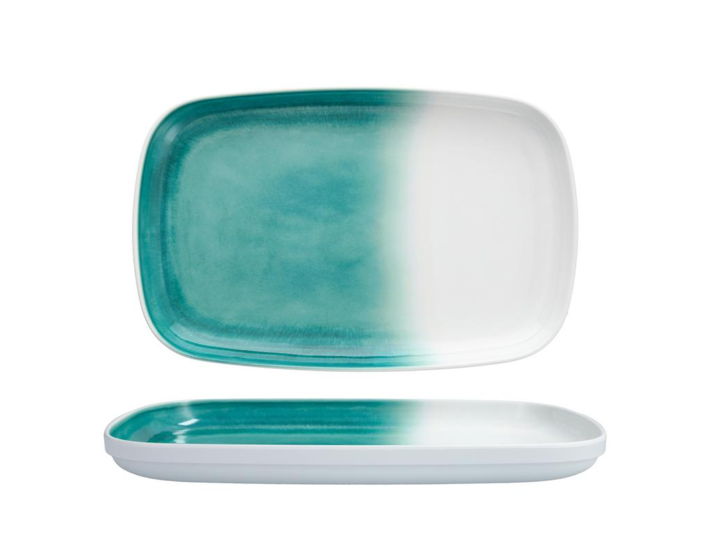 Fortessa La Côte Amalfi 14x9 Inch Rectangular Serving Platter - Perfect for Entertaining, Dinner Parties & Holiday Tablescapes