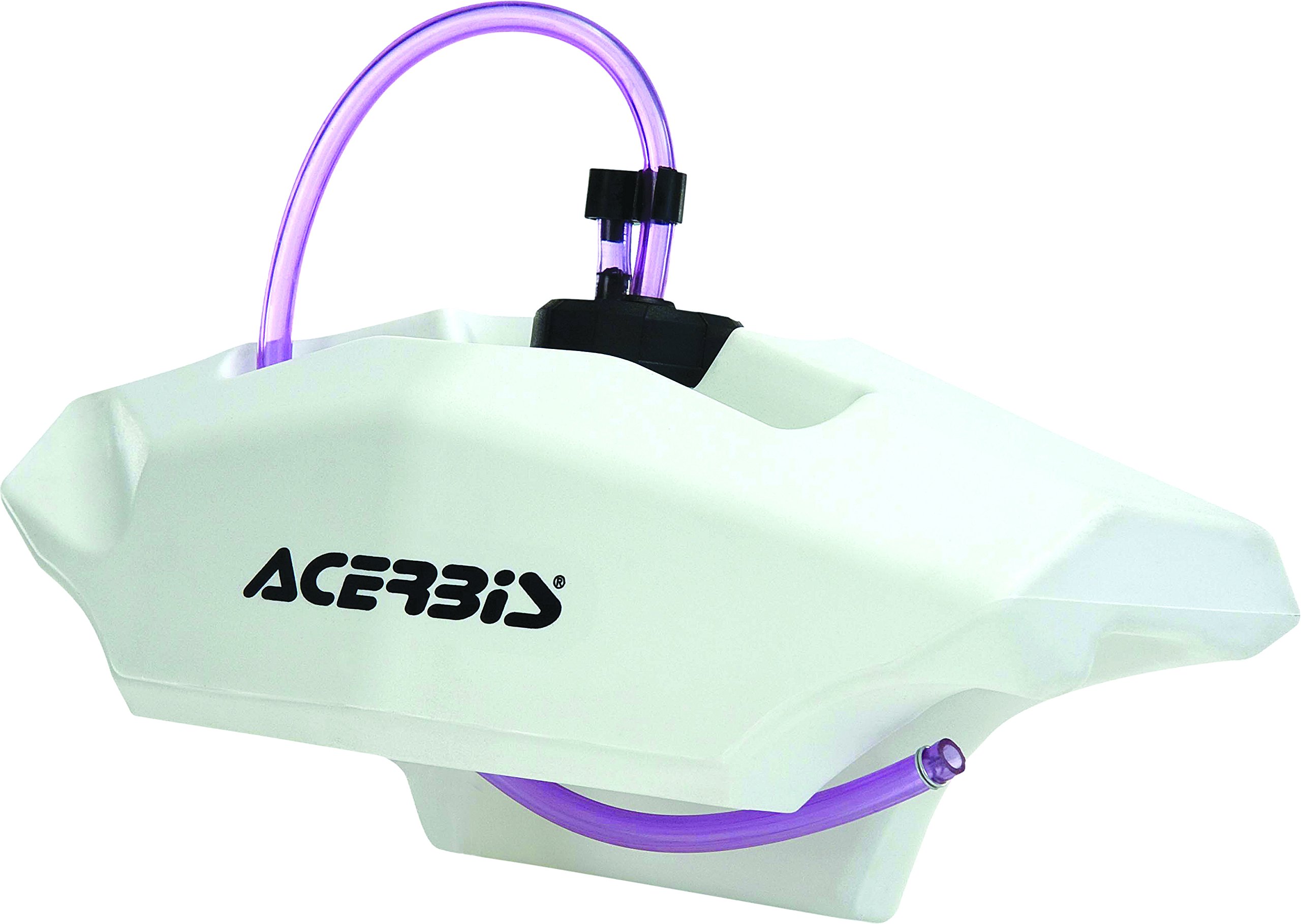 Acerbis 2300330002 White Motorcycle Oil Tank - Durable Replacement Oil Reservoir for Dirt Bikes & ATVs - Perfect for Off-Road Racing & Adventure Riding