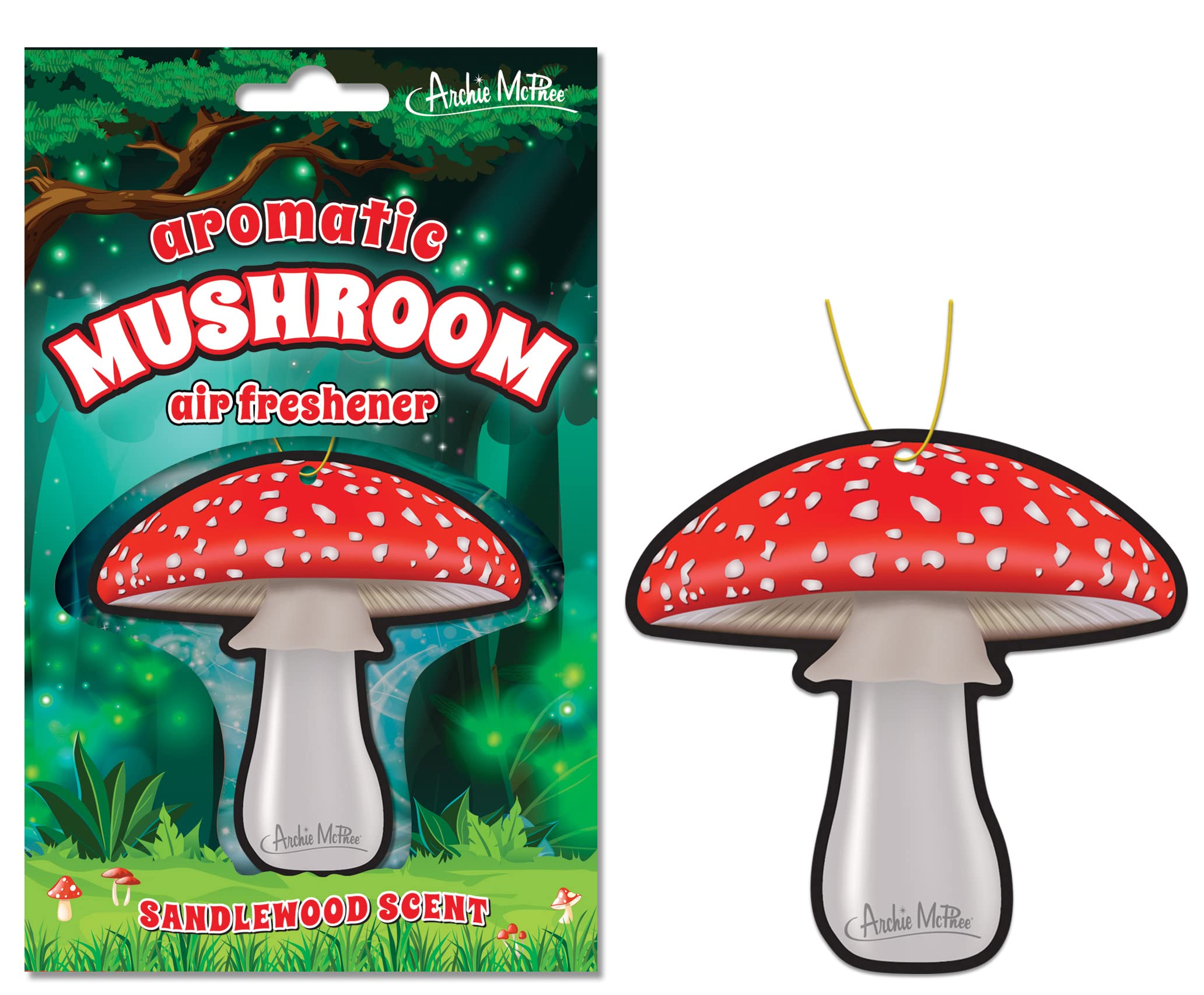 Premium Aromatic Mushroom Sandalwood Scented Air Freshener for Home, Office & Car | Long-Lasting Natural Fragrance | Stress Relief & Relaxation